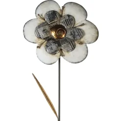 Gartenstecker Metall BLUME Nobile Deko H 115 cm