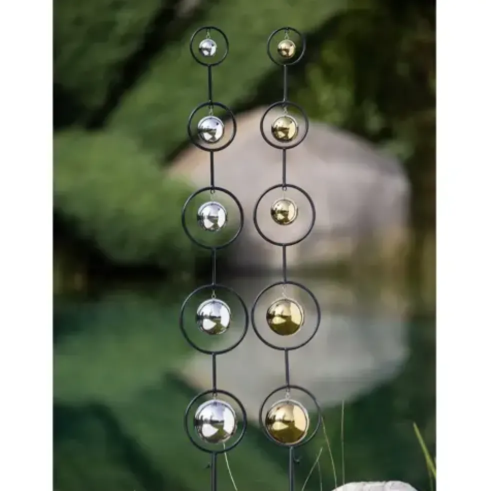 Gartenstecker Metall Deko Balls H 123 cm