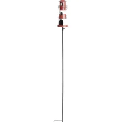 Gartenstecker Metall Leuchtturm Höhe 136 cm