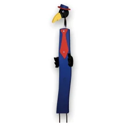 Gartenstecker PAUL Vogelvilla Höhe 60 cm blau