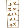 Gartenstecker Rost Vogelschar Höhe 75 cm