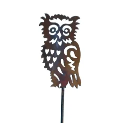 Gartenstecker stolze Eule Höhe 120 cm