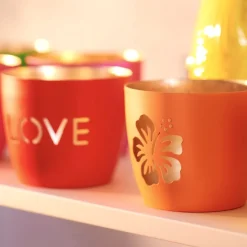 GiftCompany Windlicht Madras Love rot