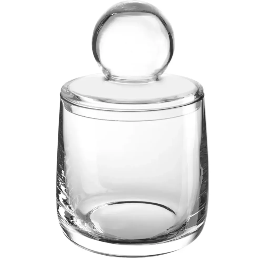 Glasdose mit Deckel ASA Sarabi Clear Höhe 21 cm