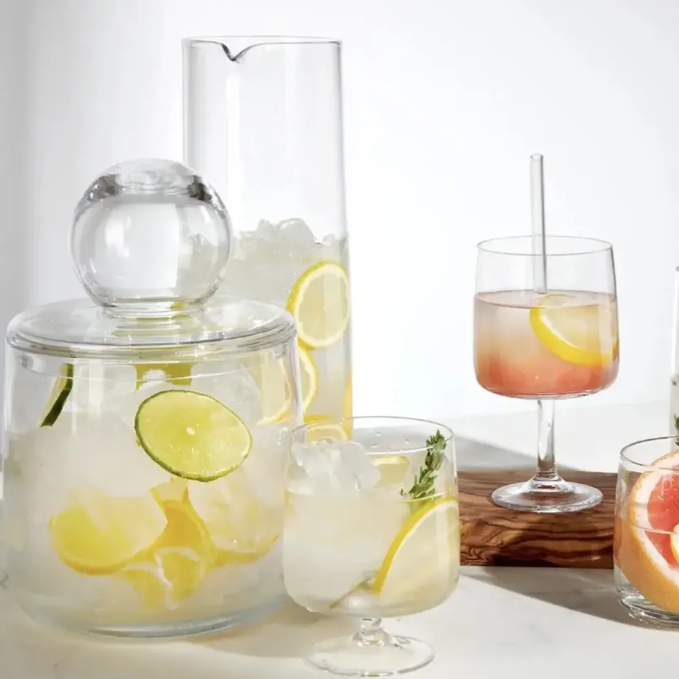 Glasdose mit Deckel ASA Sarabi Clear Höhe 21 cm