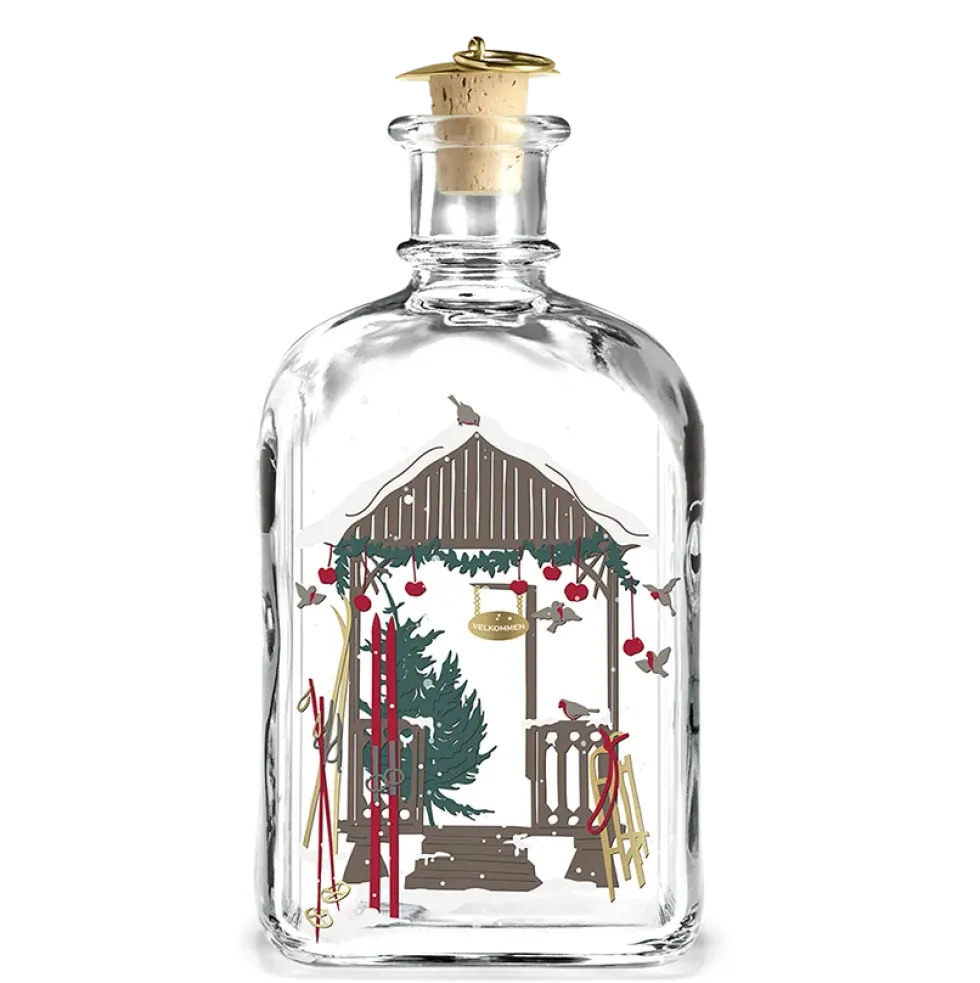 Glasflasche Weihnachten Motiv Winter HOLMEGAARD CHRISTMAS 70 cl