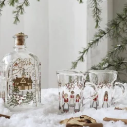 Glasflasche Weihnachten Motiv Kirche HOLMEGAARD CHRISTMAS 73 cl