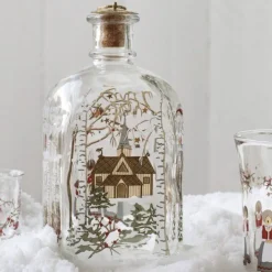 Glasflasche Weihnachten Motiv Kirche HOLMEGAARD CHRISTMAS 73 cl