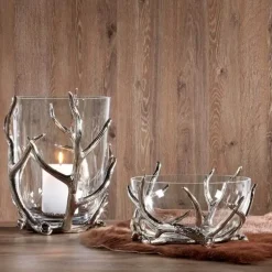 Glas-Schale Deko Aldan Geweih Kaheku Durchmesser 35 cm