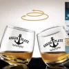 Glas Wackelglas 2er-Set Anker Platz 200 ml