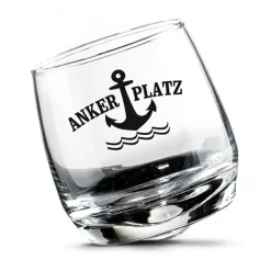 Glas Wackelglas 2er-Set Anker Platz 200 ml