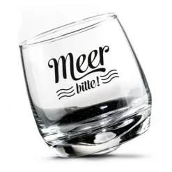 Glas Wackelglas 2er-Set Meer Bitte 200 ml