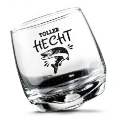 Glas Wackelglas 2er-Set Toller Hecht 0,2 l