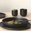 Gourmetteller Keramik schwarz ASA coppa kuro D 22 cm