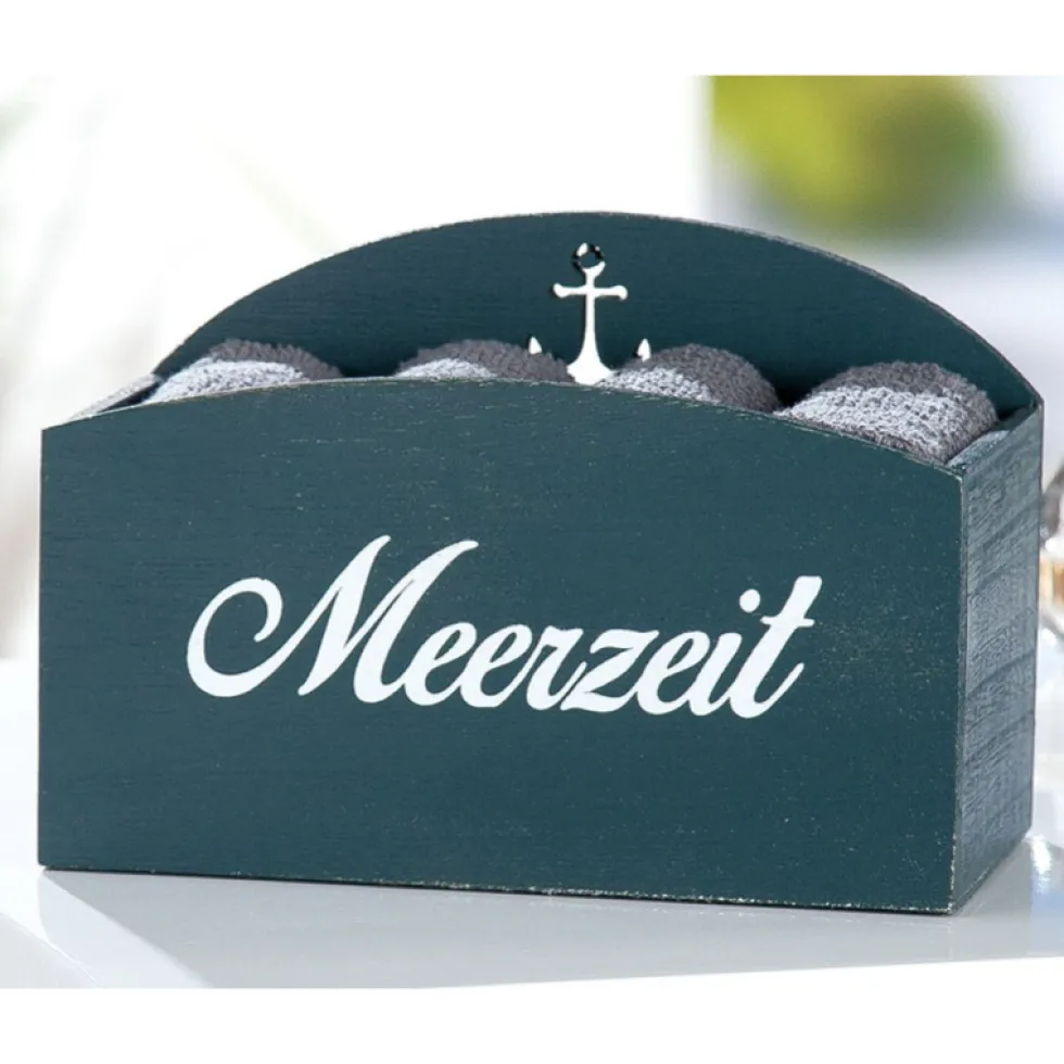 Gästehandtuchhalter petrol Meerzeit Breite 17 cm