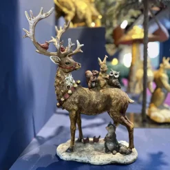 Hirsch Deko Werner Voß Weihnachtsdeko Waldtiere Höhe 43 cm