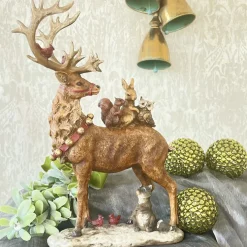 Hirsch Deko Werner Voß Weihnachtsdeko Waldtiere Höhe 43 cm