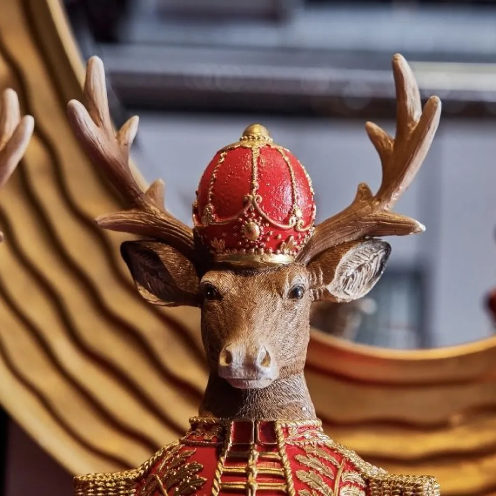 Hirsch Weihnachtsdeko Werner Voß Heribert Höhe 58 cm