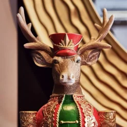 Hirsch Weihnachtsdeko Werner Voß Hermann Höhe 58 cm