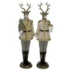 Hirsch Weihnachtsdeko Werner Voß 2er Set HUBERTUS und FRANZISKUS H 39 cm