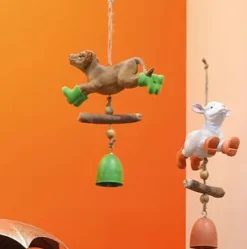 Hänger Donkey Sheep Cow Höhe 23 cm Casablanca