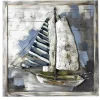Holzbild Wandbild Admirals Cup 3D Casablanca 80×80 cm