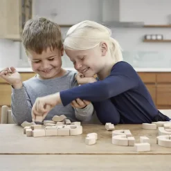 Holzspielzeug Puzzle Alphabet Block Kay Bojesen 10×27 cm