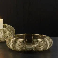 Kaheku Deko-Schale gold Rovia Durchmesser 40 cm