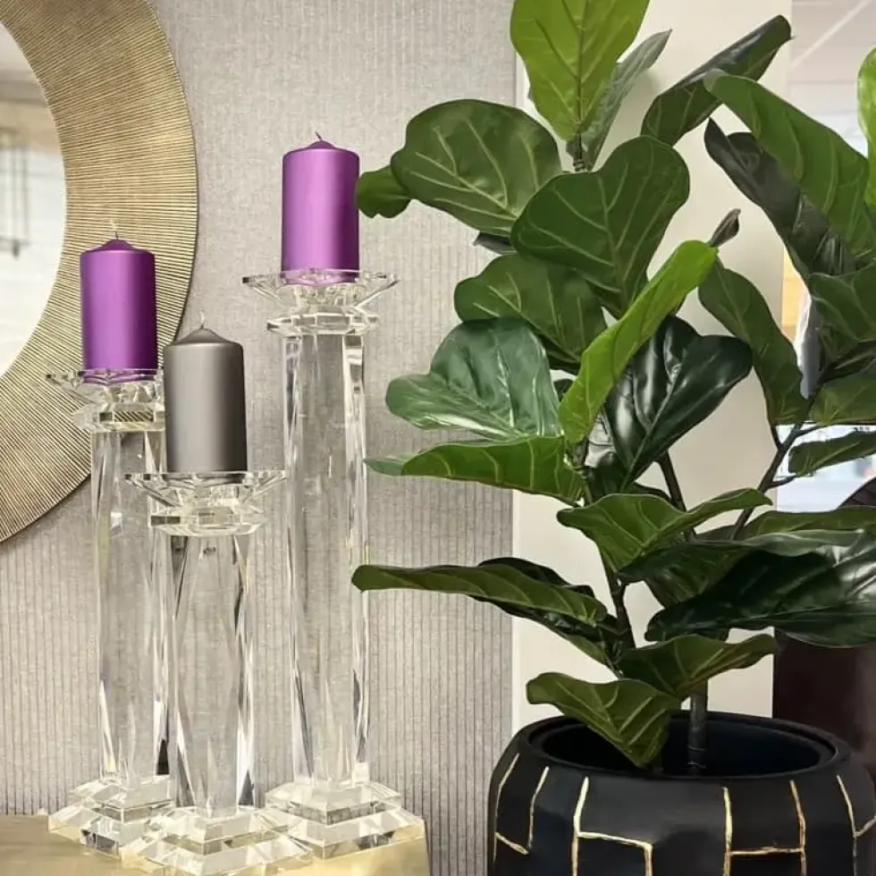 Kaheku Kerzenständer Glas Magno