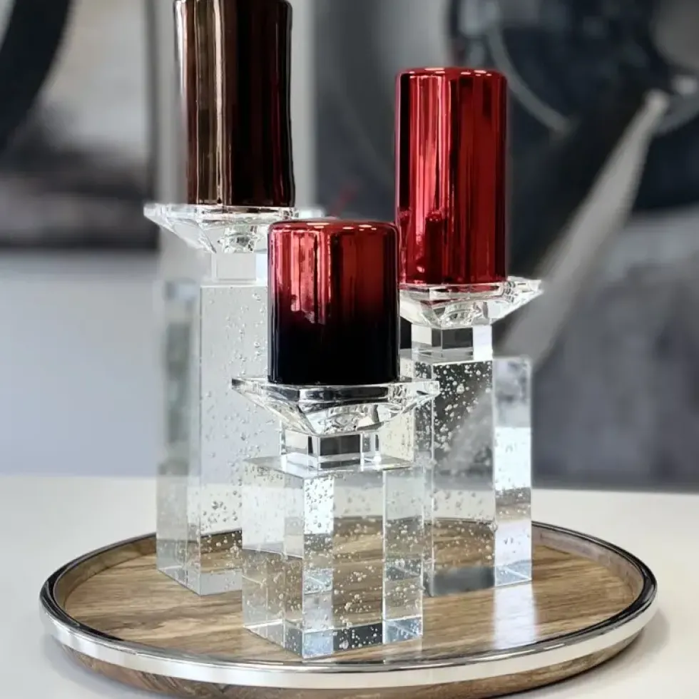Kaheku Kerzenständer Glas Stumpe Valdo