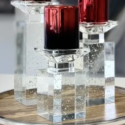 Kaheku Kerzenständer Glas Stumpe Valdo
