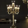 Kaheku Kerzenständer gold 5-armig Lusso Höhe 60 cm
