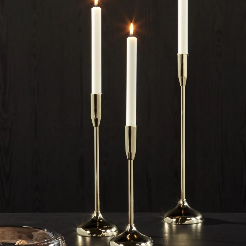 Kaheku Kerzenständer gold für Stabkerzen Lacona
