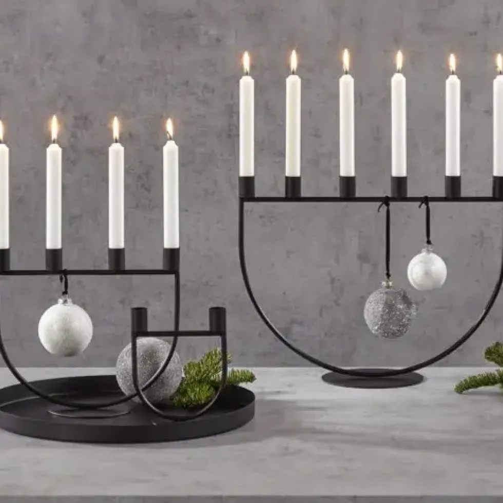 Kaheku Kerzenständer schwarz Holm