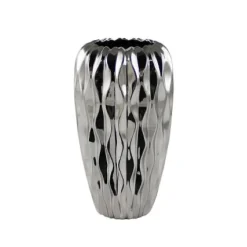 Kaheku Vase Keramik Baku silber