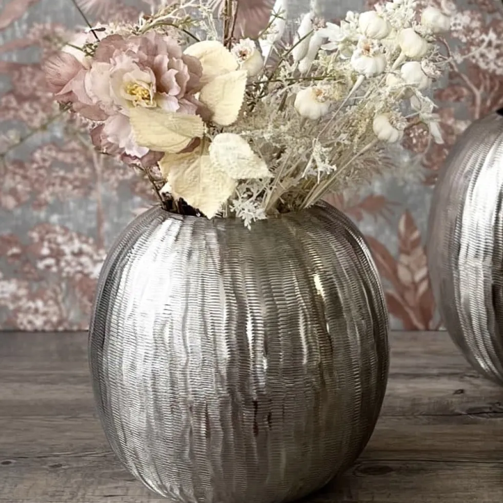 Kaheku Vase silber Corbara