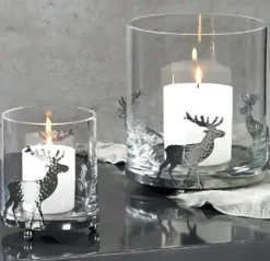 Kaheku Windlicht Glas Hirsch Minta