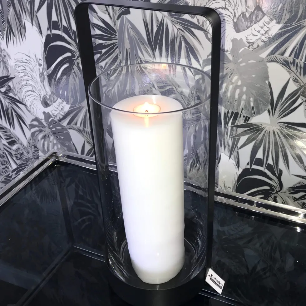Kaheku Windlicht Glas Laterne Hova Höhe 45 cm