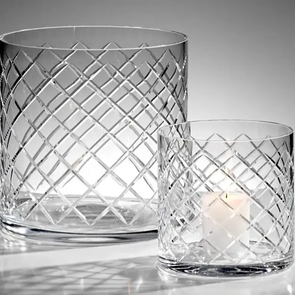 Kaheku Windlicht Glas Santorin