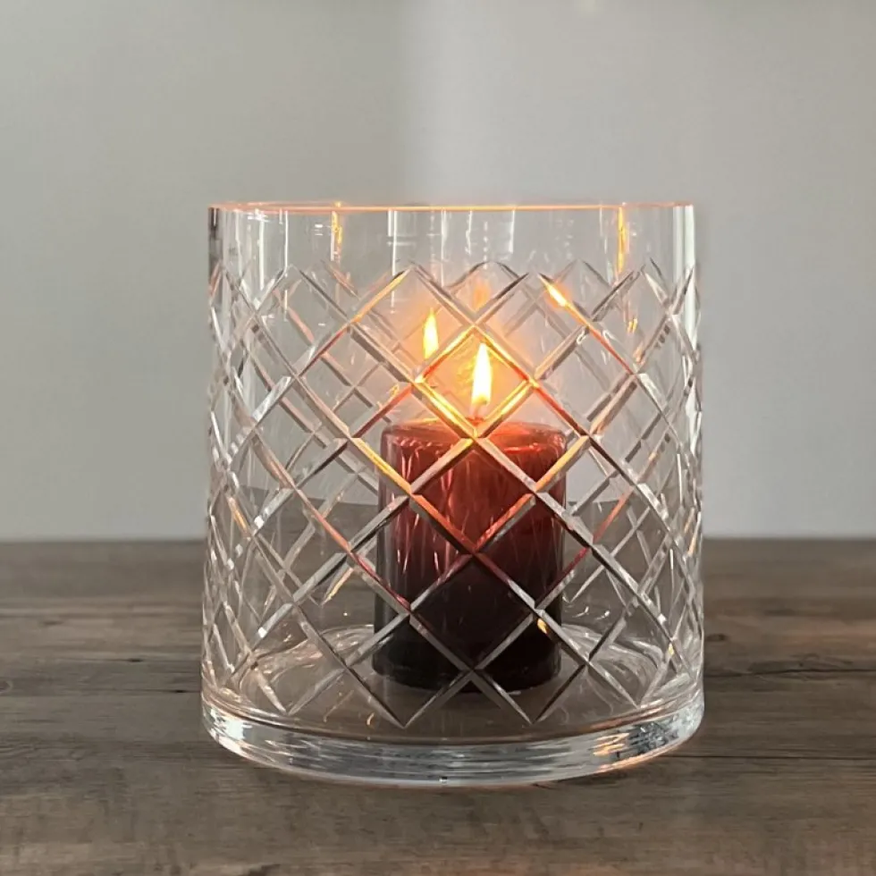 Kaheku Windlicht Glas Santorin