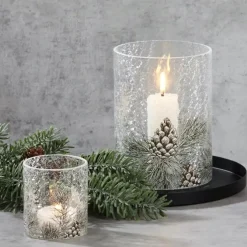 Kaheku Windlicht Glas Torla Zapfen