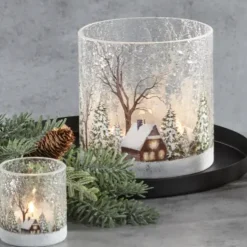 Kaheku Windlicht Weihnachten FARGO HAUS Höhe 20 cm