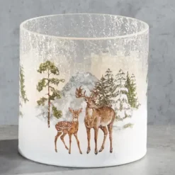 Kaheku Windlicht Weihnachten Fargo Hirsche Höhe 20 cm
