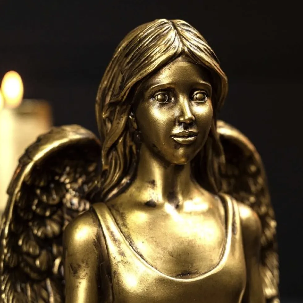 Kantenhocker Figur Engel gold Evangeline Werner Voß