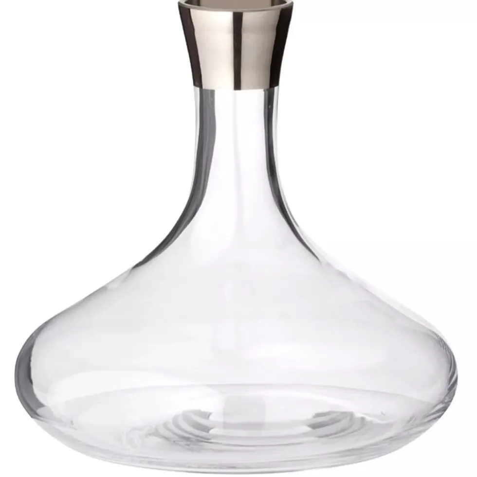 Karaffe Glas Edward Edzard mit Platinrand 1600 ml