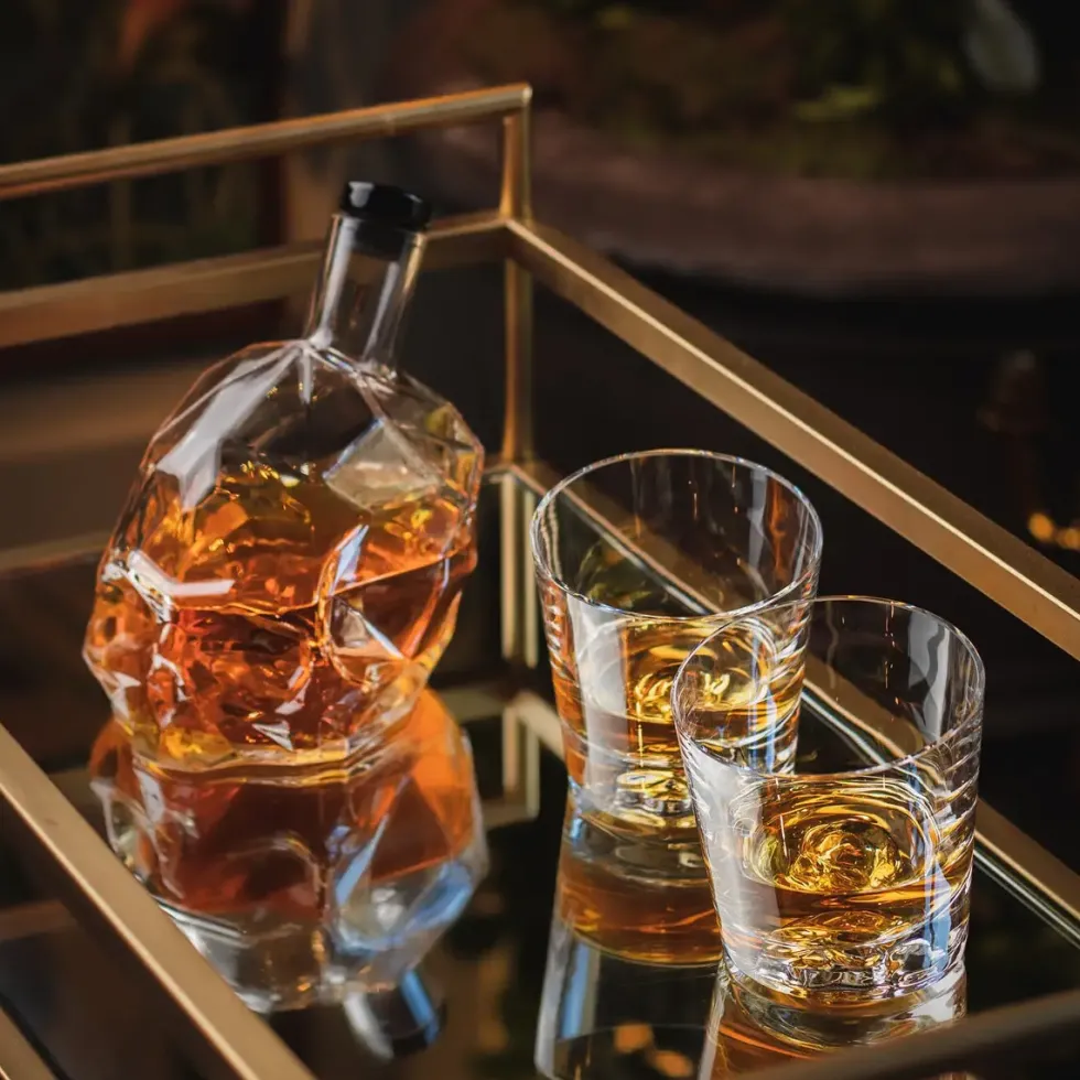 Karaffe NUDE Glass Memento Mori Kristall 750 ml