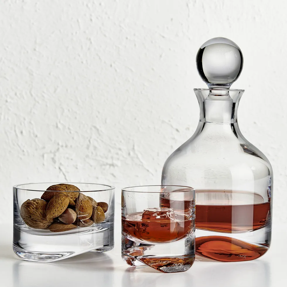 Karaffe Whiskykaraffe Kristallglas NUDE ARCH 1,0 l