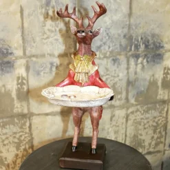 Kartenhalter Hirsch Valentin Werner Voß Höhe 35 cm