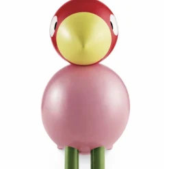 Kay Bojesen Singvogel Ruth rosarot Höhe 18 cm