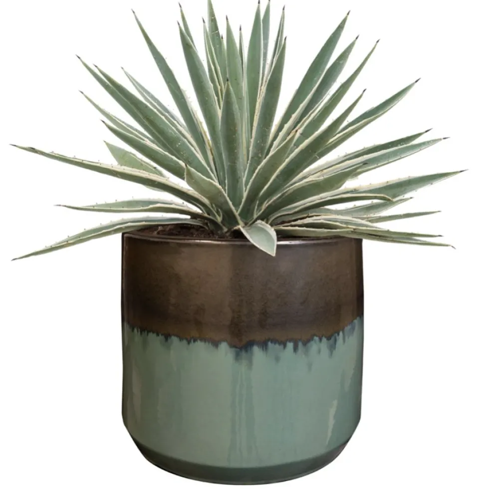Keramik Blumentopf 3er Set Anouk grün